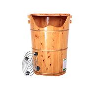 GSKDBCC Botte di Legno per pedicure, Vasca per pediluvio, Vasca per Lavaggio Piedi, Vasca per pediluvio, Vasca per ammollo Piedi in Legno massello, Secchio per Indipendenza Chaser of Light