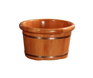 GSKDBCC Vasca per pediluvio in Legno a botte Vasca per pediluvio in Legno Secchio per pediluvio Lavandino per pediluvio Vasca per pediluvio Secchio a botte in Legno di Quercia Massiccio per pediluvio