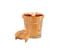 GSKDBCC Vasca per pediluvio in Legno con Vasca Grande, Secchio per pediluvio in Materiale Spesso, Vasca per ammollo dei Piedi, Vasca per pediluvio Rilassante. Chaser of Light