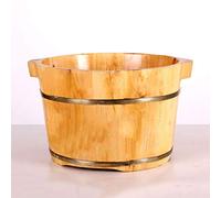 GSKDBCC Vasca per pediluvio in Legno per Mettere a Bagno i Piedi, Vasca per pediluvio per Bambine, vaschetta per pediluvio per Mettere a Bagno i Piedi, Secchio per pediluvio in Legno. Chaser of Light