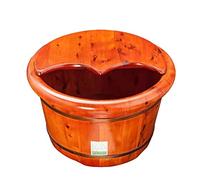 GSKDBCC Vasca per pediluvio in Legno, Vasca per pediluvio Rilassante, Secchio per pediluvio, migliora Il Sonno, Vasca per pediluvio Robusta e Resistente per l'ammollo dei Piedi. Indipendenza Attuale