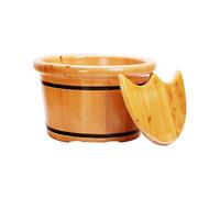 GSKDBCC Vasca per pediluvio in Legno, Vasca per pediluvio, Secchio per pediluvio, migliora Il Sonno, Vasca per pediluvio Forte e Robusta per l'ammollo dei Piedi. Indipendenza Attuale Chaser of Light