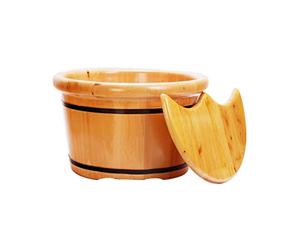 GSKDBCC Vasca per pediluvio in Legno, Vasca per pediluvio, Secchio per pediluvio, migliora Il Sonno, Vasca per pediluvio Forte e Robusta per l'ammollo dei Piedi. Indipendenza Attuale Chaser of Light