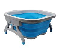 GSKDBCC Vasca per pediluvio Pieghevole Spa Secchio Massaggiatore Agopressione Bolla con Supporto Bacinella in plastica Piedi Rilassante Pressione Casa Viaggio Portatile Chaser of Light