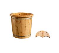 GSKDBCC Vasca per pediluvio, Vasca per pediluvio in Legno, Vasca per pediluvio in Legno massello, Vasca per pedicure, Vasca per Massaggio termale, barili per pedicure in cedro, barile per pediluvio