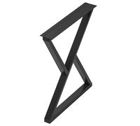 GSKDZG Gambe Per Mobili A Forma Di X Gambe Per Tavolo Da Pranzo Cucina In Metallo 50×70cm Regolabile In Altezza Piedini Da Tavolo Industriale Gambe Da Tavolo 1 Pezzi(Black,30x100cm)