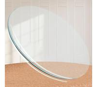 GSKDZG Piano Tavolo Da Caffè Trasparente Piano Per Tavoli Da Pranzo Rotondo In Vetro Temperato Spessore 6mm Protezione Da Tavolo 50cm 60cm 80cm 90cm(980mm (38.6in))