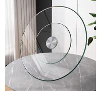 GSKDZG Piatto Girevole per Tavolo da Pranzo Lazy Susan in Vetro Temperato Vassoio Girevole Grande Piatti Girevoli 60cm 70cm 80cm 90cm 100cm(100cm (40inch))