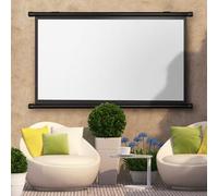 GSKDZG Schermo Proiettore Avvolgibile Manuale Schermo di Proiezione A Parete 40 50 60 Pollici Telo Proiettore Home Theater HD 4K per Interni Esterni, Formato 4:3 16:9(40 inch (16:9))
