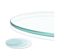 GSKFXJ 30 40 60cm Piano In Vetro Temprato Rotondo Per Tavoli, Vetro Di Sicurezza Temperato Per Tavolo, Piano Tavolo Tondo Per Tavolo Da Giardino(700mm(28in))