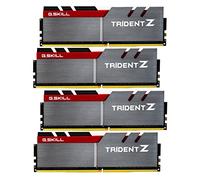 GSkill F4-3200C16Q2-128GTZ Memoria RAM da 16 GB, DDR4, 3200 MHz, CL16, Kit 8 Pezzi, Nero