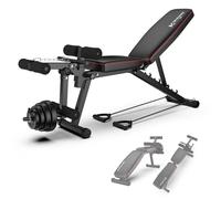 GSKJJT Panca Palestra Multifunzione Regolabile su 5 Livelli Reclinabile Fino s 190° Panca Piana Palestra Regolabile 200Kg capacità di Peso per Casa e Palestra