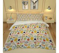 GSKOQD Biancheria Da Letto Natalizia 3 Pezzi 260X240Cm Motivo Innovazione Di Frutta Carina 3D Set Copripiumino Matrimoniale Adulti In Microfibra Con 2 Federa 50X80Cm, Chiusura A Cerniera, Ultra Mor