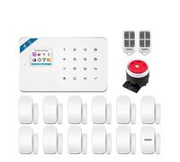 GSM Allarme W181 di allarme Unità centrale Tuya Smart Wireless Sensore porta antifurto,Espandibile(KIT 1)