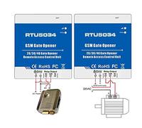 GSM. Apri del cancello di relè interruttore a distanza di scorrimento Access Controller automatico di controllo del motore porta con chiamata gratuita PHOEN RTU5034,Modalità di potenza flessibili(Sta