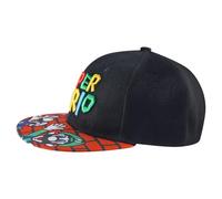 Gsnoniwi Berretto da baseball per bambini, cappello da baseball regolabile, per bambini, comodo berretto da baseball per bambini per tutto l'anno, cappello da alfabeto, nero 1, 50-57