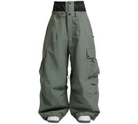 GSOU SNOW Pantaloni da snowboard super larghi da uomo Abbigliamento sportivo antivento impermeabile Pantaloni da sci larghi isolati per la stagione fredda