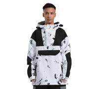 GSOU SNOW Uomo Baggy Giacca da Snowboard Antivento Isolata Sci Neve Anorak