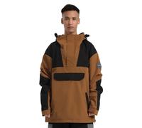 GSOU SNOW Uomo Baggy Giacca da Snowboard Antivento Isolata Sci Neve Anorak