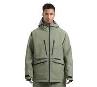 GSOU SNOW Uomo Donna Giacca Sci Baggy Antivento Isolata Cappuccio