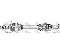 GSP 210021 Albero motore/Semiasse