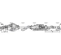 GSP 245025 Albero motore/Semiasse