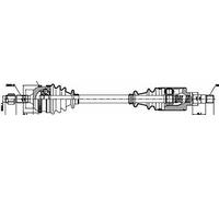 GSP 299006 Albero motore/Semiasse