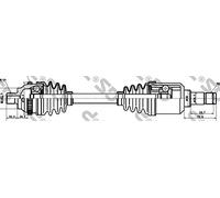 GSP 299190 Semiasse