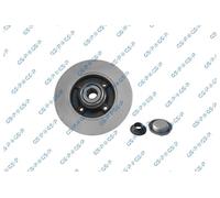 GSP 2x Disco Posteriore Pieno per Peugeot 207 Cc 208 Citroën C3 II C4 Cactus