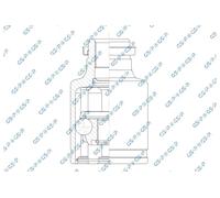 GSP 603651 Kit giunti semiasse