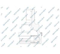 GSP 803248 Kit giunti, Semiasse per VOLVO