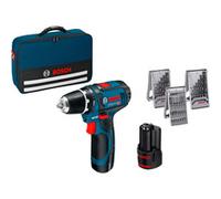 Bosch GSR 12V-15 Professional 1300 Giri/min 600 g Nero, Blu