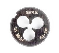 GSR Filiera professionale per filettatura esterna, HSSE-VAP M forma B, resistente al calore, resistente all'usura, migliore aderenza dell'olio da taglio e lunga durata, metrica, M3