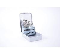 GSR serie 19 punte HSS in cassetta metallo DIN 338 HSS-G 1-10, 0 mm, punte