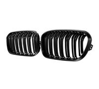 GSRECY Per F20 F21 Serie 1 2015-2019 LCI Front Kidney Bumper Gloss Black Grill Griglie