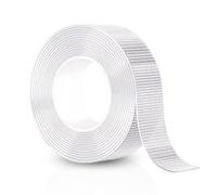 Gsrhzd Nastro Biadesivo Extra Forte, 10m Trasparente Rimovibile Non Lascia Tracce Nano Tape per Foto, Ganci, Adesivi Murali, Decorazioni ecc (2cm Larghezza)