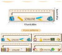 Gsrhzd Regola di Lettura, 4 pezzi Personalizzato Carino Legno Strisce di Lettura Guidate per Dislessia, Bambini, Portatile Banda Lettura Guidea Dislexia per Casa, Scuola, Viaggi ecc (Colorato)