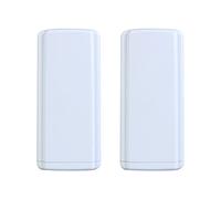 Gsrimgratoe 2 Pcs Wifi Fili Ponticello Esterna CPE Router WiFi 5.8 GHz 450Mbps Ripetitore Estensore WiFi 2-3KM Spina UE di Portata