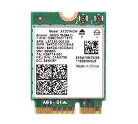 Gsrimgratoe Scheda di rete AX201NGW Scheda di rete AX201 Bluetooth 5.0 Dual Band 2.4G/5G Pulsante NGFF Scheda di rete WiFi AX201NGW 2.4Ghz 802.11Ac/ AX