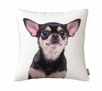 GSRONY Federa per cuscino con simpatico cane chihuahua, decorazione per la casa, 45,7 x 45,7 cm