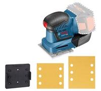 Bosch GSS 18V-10 Professional Levigatrice orbitale casuale 22000 OPM Nero, Blu, Rosso