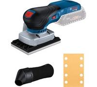 Bosch Professional 18V System levigatrice orbitale a batteria GSS 18V-13 (motore brushless, incl. sacco raccoglipolvere, 1 piastra di base, 1 foglio abrasivo, senza batteria/caricabatteria)