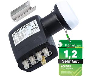 GSS SCR LNB - 4 connettori legacy, 8 partecipanti - DOCS LNB per parabola satellitare, soluzione monocavo, satellitare, digitale, Full HD, 4K, 8K, TV, TV + ausilio