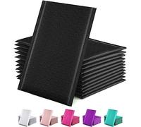 GSSUSA Bubble Mailers 15,2 x 25,4 cm Dimensioni utilizzabili 15,2 x 22,9 cm Nero Bubble Mailer 50 buste imbottite piccole buste per spedizione Sacchetto di spedizione Pacchetto autosigillante