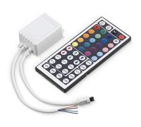 GSTTE2- CENTRALINA PIU TELECOMANDO INFRAROSSI PER STRISCE LED RGB GST062R/GST063R 144W