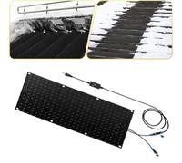 GSUNLEO Tappetini Anti-Neve for Esterni for vialetti e Scale - Rimozione di Ghiaccio e Neve con Cavo di Alimentazione - Dispositivo in Gomma Sicuro e Durevole(30x150cmx1Pcs)