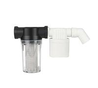 GSUNLEO Valvola a Galleggiante in plastica da 1/2", 3/4" e 1" con Filtro a 80 Maglie - Controllo Automatico del Livello dell'Acqua for Serbatoi solari e Torri d'Acqua(3/4inch)