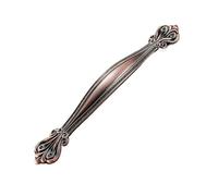 GsvUbd Maniglia per mobile in bronzo rosso, pomello per porta, cassetto, armadio, maniglie antiche shabby chic, pomelli per cassettiere, maniglie per mobili (387-128)