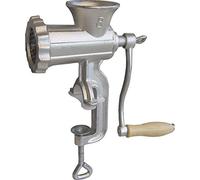 GSW 588416 Tritacarne con Misura n. 8 con Accessorio Biscotti, in ghisa, Argento