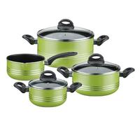 GSW 800396 Milano - Set di 4 Pezzi, Alluminio, Verde, 24 cm, 7 unità